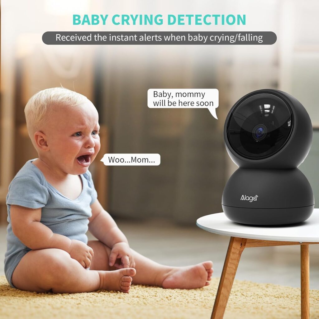 Alaga Security Camera for Home 5MP,5G and 2.4G WiFi,360° Pan 3K Human Pet Motion AI,Night Vision, Speaker,Compatible with Alexa and Google Assistant Alaga Security Camera for Home 5MP,5G and 2.4G WiFi,360° Pan 3K Human Pet Motion AI,Night Vision, Speaker,Compatible with Alexa and Google Assistant