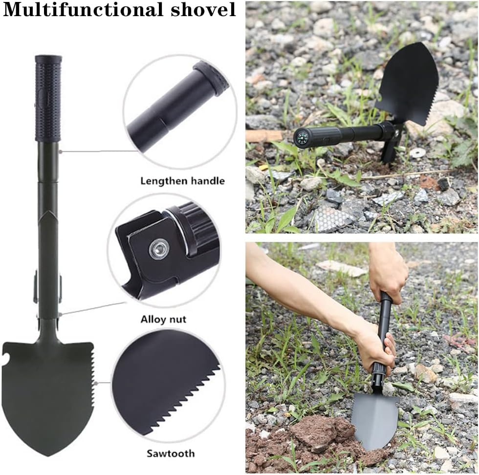 Emergency Roadside Kit for Car,Emergency Kits for Vehicles,Safety Kits for Cars, Car Jumper Cables Kit(11.8 Foot Upgrade) 124 Pcs,Tow Strap, Folding Survival Shovel,Car Tool Kit Emergency Roadside Kit for Car,Emergency Kits for Vehicles,Safety Kits for Cars, Car Jumper Cables Kit(11.8 Foot Upgrade) 124 Pcs,Tow Strap, Folding Survival Shovel,Car Tool Kit