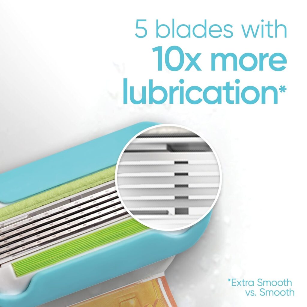 Gillette Venus Extra Smooth On The Go Womens Razor, Convenient and Compact, Mini Handle, Travel Razor Kit, 5 Bladed Razor Handle + 1 Blade Refill + 1 Travel Case Gillette Venus Extra Smooth On The Go Womens Razor, Convenient and Compact, Mini Handle, Travel Razor Kit, 5 Bladed Razor Handle + 1 Blade Refill + 1 Travel Case