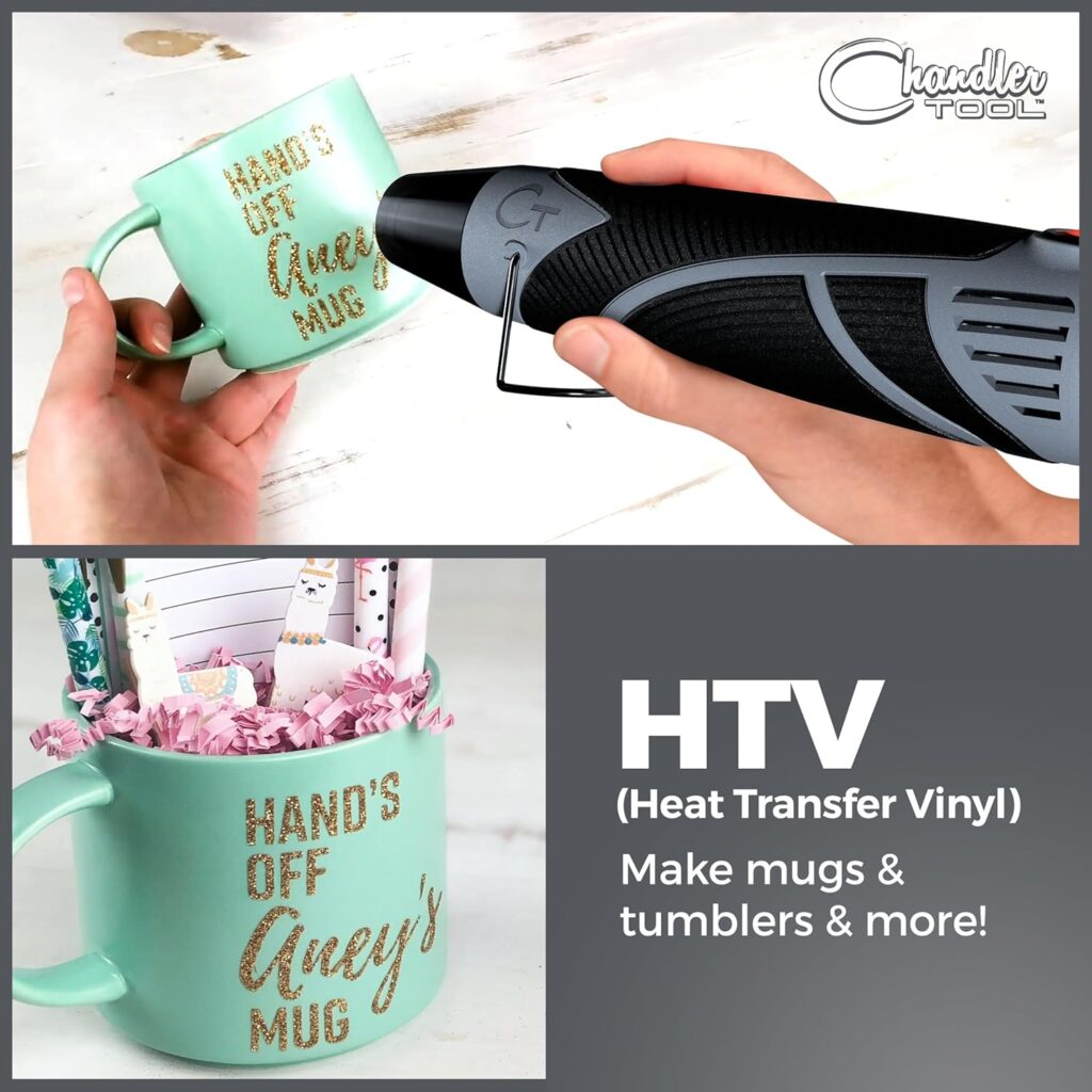 Heat Gun for Crafting, Mini Dual Temp Hot Air Gun Tool for Epoxy Resin, Shrink Wrapping, Vinyl Wrap, Embossing, Electronics, Candle Making, Sublimation, Phone Repair DIY (Grey/Black) Heat Gun for Crafting, Mini Dual Temp Hot Air Gun Tool for Epoxy Resin, Shrink Wrapping, Vinyl Wrap, Embossing, Electronics, Candle Making, Sublimation, Phone Repair DIY (Grey/Black)