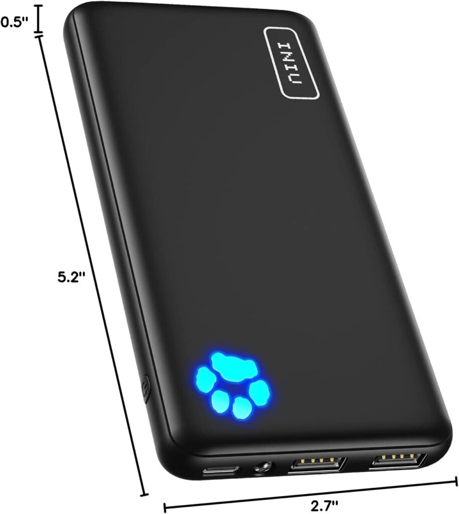 INIU Portable Charger, Slimmest 10000mAh 5V/3A Power Bank, USB C inout High-Speed Charging Battery Pack, External Phone Powerbank Compatible with iPhone 16 15 14 13 12 Samsung S22 S21 Google iPad etc INIU Portable Charger, Slimmest 10000mAh 5V/3A Power Bank, USB C inout High-Speed Charging Battery Pack, External Phone Powerbank Compatible with iPhone 16 15 14 13 12 Samsung S22 S21 Google iPad etc