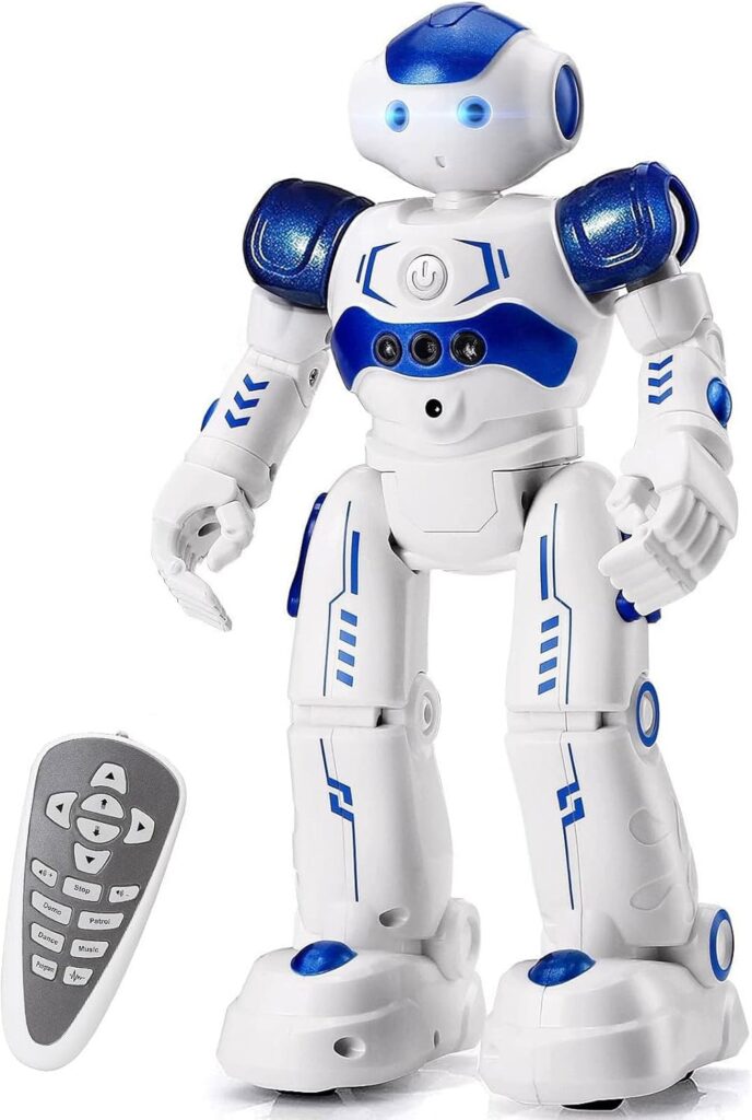 KingsDragon RC Robot Toys for Kids, Gesture Sensing Programmable Remote Control Smart Robot for Age 3 4 5 6 7 8 Year Old Boys Girls Birthday Gift Present KingsDragon RC Robot Toys for Kids, Gesture Sensing Programmable Remote Control Smart Robot for Age 3 4 5 6 7 8 Year Old Boys Girls Birthday Gift Present
