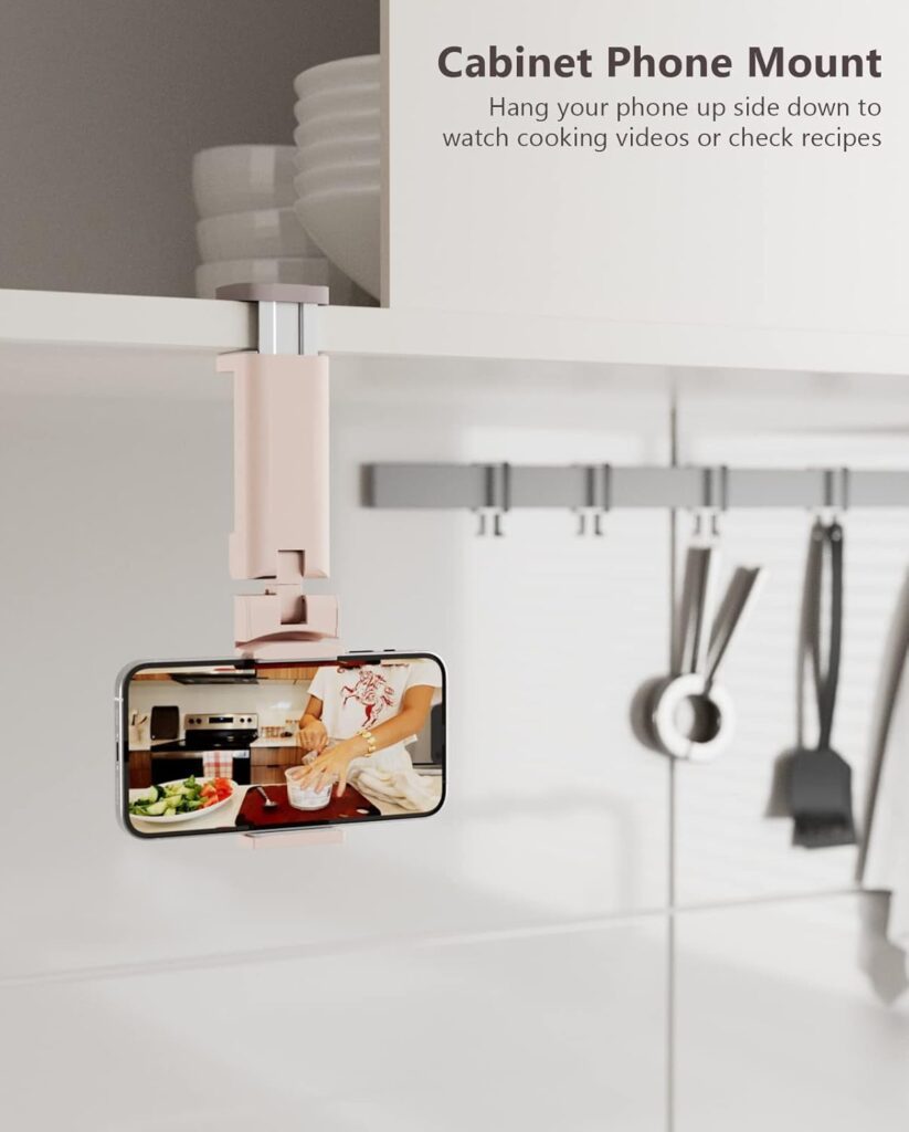 MiiKARE Airplane Travel Essentials Phone Holder, Universal Handsfree Phone Mount for Flying with 360 Degree Rotation, Accessory for Airplane, Travel Must Haves Phone Stand for Desk, Tray Table MiiKARE Airplane Travel Essentials Phone Holder, Universal Handsfree Phone Mount for Flying with 360 Degree Rotation, Accessory for Airplane, Travel Must Haves Phone Stand for Desk, Tray Table