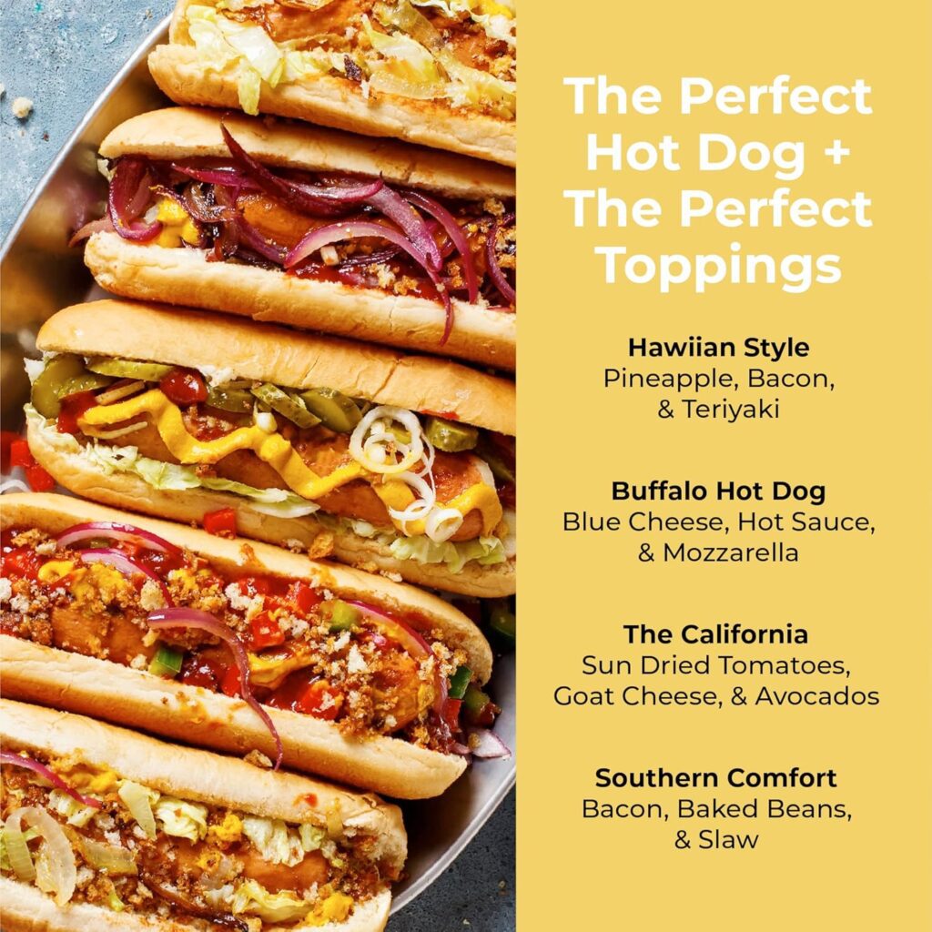 Nostalgia 2 Slot Hot Dog and Bun Toaster with Mini Tongs, Retro Toaster, Cooker that Works Chicken, Turkey, Veggie Links, Sausages Brats, Metallic Red Nostalgia 2 Slot Hot Dog and Bun Toaster with Mini Tongs, Retro Toaster, Cooker that Works Chicken, Turkey, Veggie Links, Sausages Brats, Metallic Red