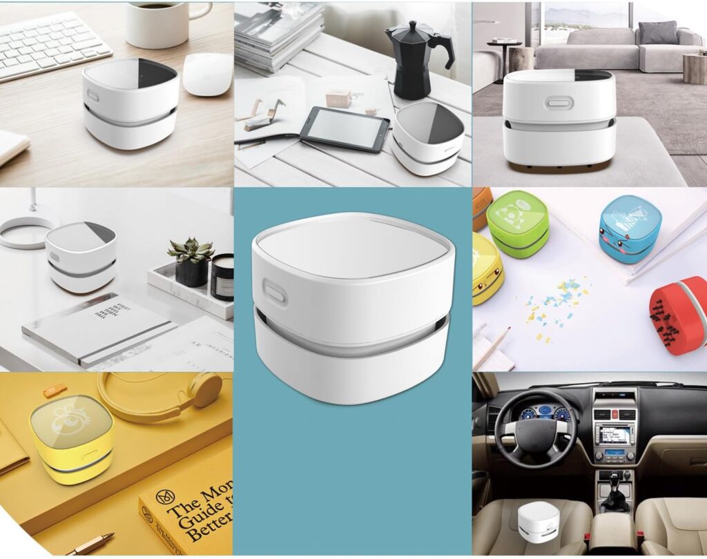 ODISTAR Desktop Vacuum Cleaner, Mini Table dust Sweeper Energy Saving,High Endurance up to 90 mins,Cordless360º Rotatable Design for Keyboard/Home/School/Office(White AA Battery) ODISTAR Desktop Vacuum Cleaner, Mini Table dust Sweeper Energy Saving,High Endurance up to 90 mins,Cordless360º Rotatable Design for Keyboard/Home/School/Office(White AA Battery)