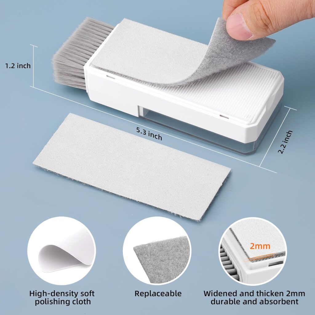 Ordilend Keyboard Cleaning Kit Laptop Cleaner, All-in-One Computer Screen Cleaning Brush Tool, Multi-Function PC Accessories Electronic Cleaner for iPad iPhone Pro Earbuds Camera Monitor with Patent Ordilend Keyboard Cleaning Kit Laptop Cleaner, All-in-One Computer Screen Cleaning Brush Tool, Multi-Function PC Accessories Electronic Cleaner for iPad iPhone Pro Earbuds Camera Monitor with Patent