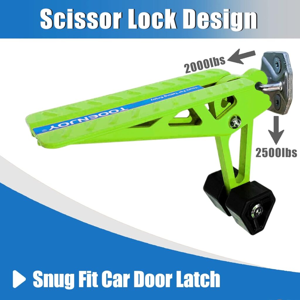 TOOENJOY Adjustable 5 Gear Extra Protection Car Door Latch Step No Assemble Foldable Heavy Duty Car Gadgets Stand Pedal Ladder for Easy Roof Rack Access, Universal, Max Load 400LBS(Medium) TOOENJOY Adjustable 5 Gear Extra Protection Car Door Latch Step No Assemble Foldable Heavy Duty Car Gadgets Stand Pedal Ladder for Easy Roof Rack Access, Universal, Max Load 400LBS(Medium)