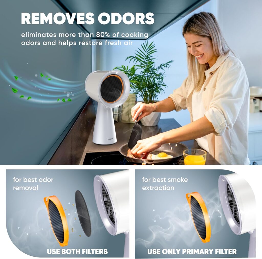 Portable Range Hood Kitchen - Powerful 3-Speed Suction Desktop Compact Range Hood with 2 Double Filter - Low Noise Kitchen Exhaust Fan with 2 Carbon Filters, Large Oil Collection Cup Portable Range Hood Kitchen - Powerful 3-Speed Suction Desktop Compact Range Hood with 2 Double Filter - Low Noise Kitchen Exhaust Fan with 2 Carbon Filters, Large Oil Collection Cup