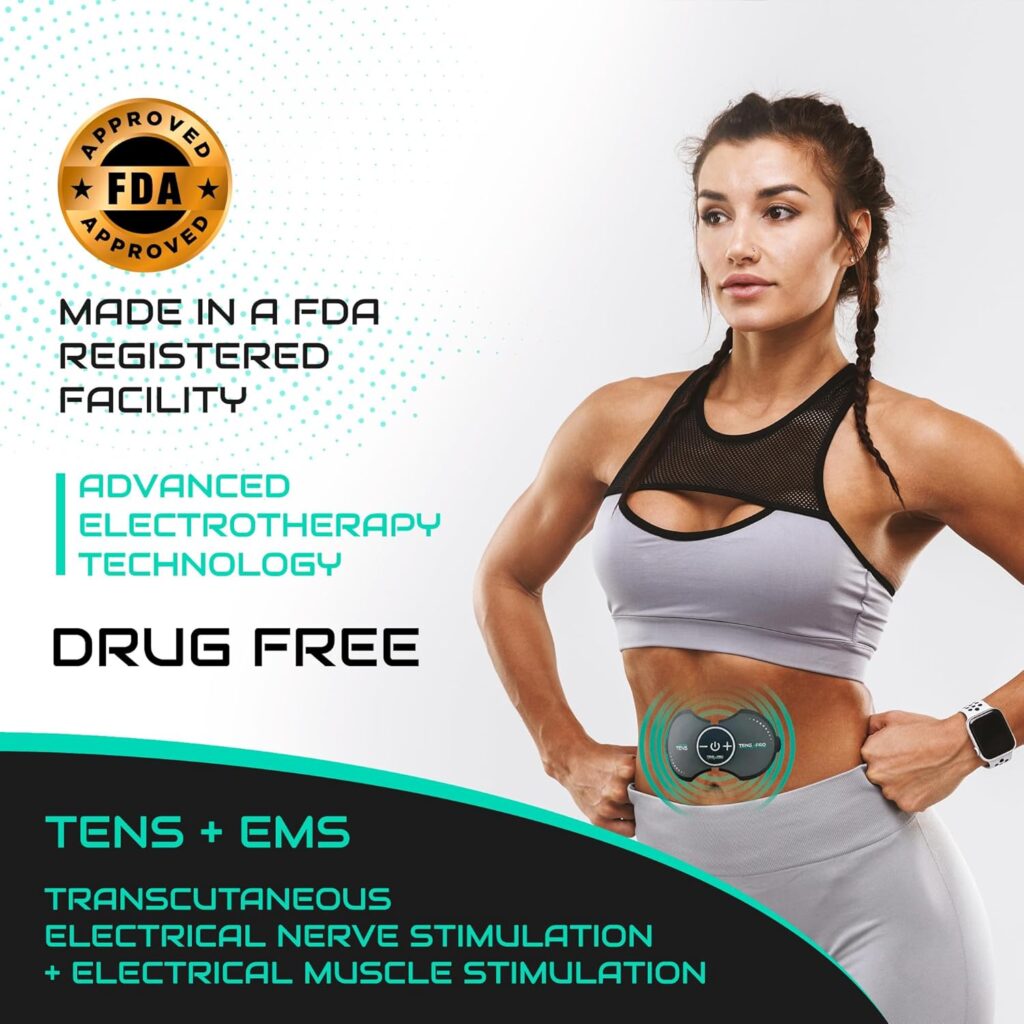 Pro 1000 Wireless Tens Unit for Pain Relief - Mini Tens Massager Portable Electric Muscle Stimulator - Deep Tissue EMS Pain Management Device - Pulse Therapy for Back Shoulder Neck Leg Arm (2 Pads) Pro 1000 Wireless Tens Unit for Pain Relief - Mini Tens Massager Portable Electric Muscle Stimulator - Deep Tissue EMS Pain Management Device - Pulse Therapy for Back Shoulder Neck Leg Arm (2 Pads)