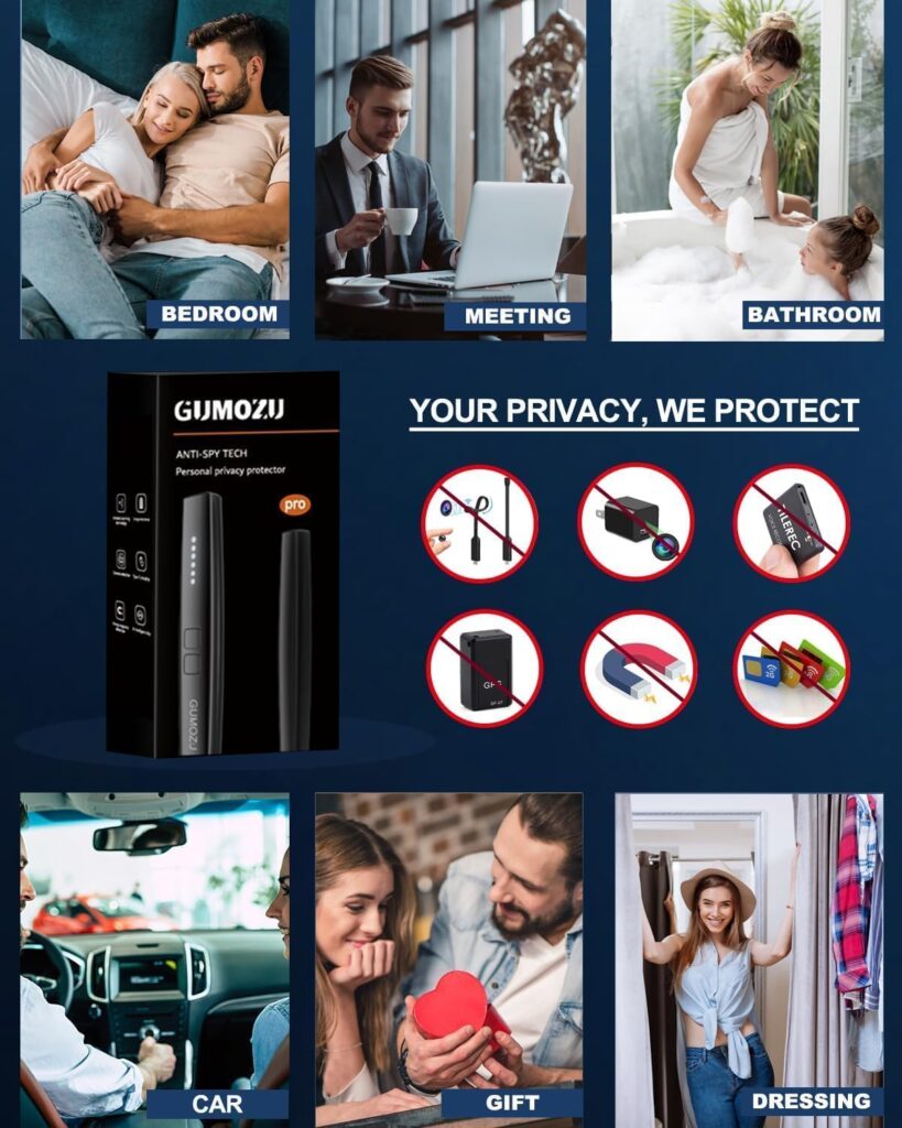 JAXTIN G9 Pro Hidden Camera Detectors, Bug Detector with Vibration Sound Alarm, Hidden Devices Detector for Listening Device, GPS Detector, Camera Detector Finder for Travel, Hotels, Offices, Cars JAXTIN G9 Pro Hidden Camera Detectors, Bug Detector with Vibration Sound Alarm, Hidden Devices Detector for Listening Device, GPS Detector, Camera Detector Finder for Travel, Hotels, Offices, Cars