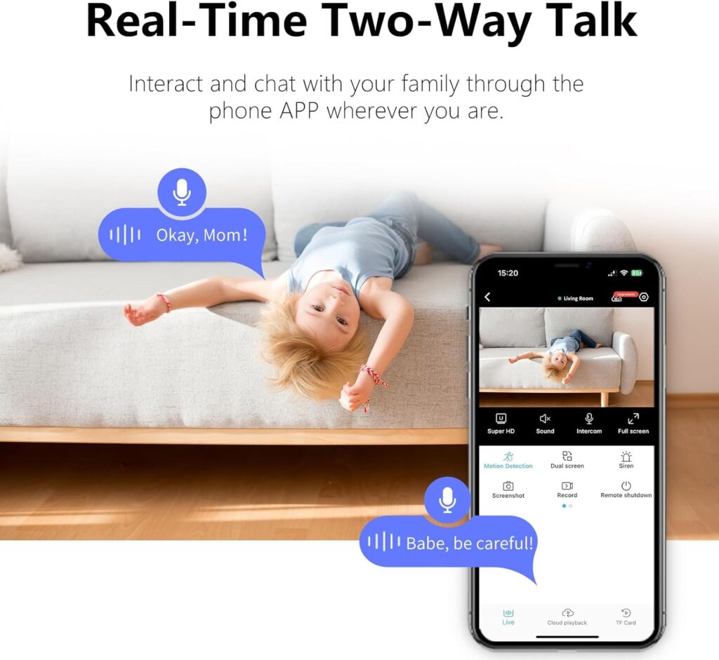 Security Camera Indoor Wireless,4K Magnetic WiFi Nanny Cam,Small Home Security Cameras with 180 Days Standby Battery Life,Auto Night Vision, AI Human Detection,2-Way Talk,Dual Lens,Works with Alexa Security Camera Indoor Wireless,4K Magnetic WiFi Nanny Cam,Small Home Security Cameras with 180 Days Standby Battery Life,Auto Night Vision, AI Human Detection,2-Way Talk,Dual Lens,Works with Alexa
