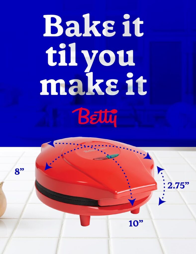 Betty Crocker Countertop Pizza Maker, 1440-Watt Pizza Maker Machine for Home, BC-2958CR